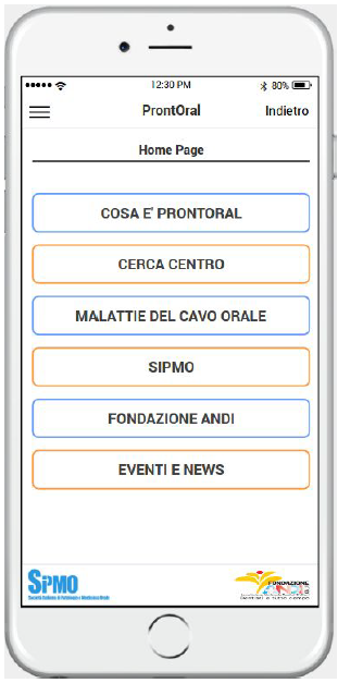 Foto App ProntOral 1 Cancro orale in Italia: arriva l'app per trovare il Centro pubblico più vicino
