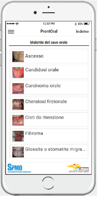 Foto App ProntOral 2 Cancro orale in Italia: arriva l'app per trovare il Centro pubblico più vicino