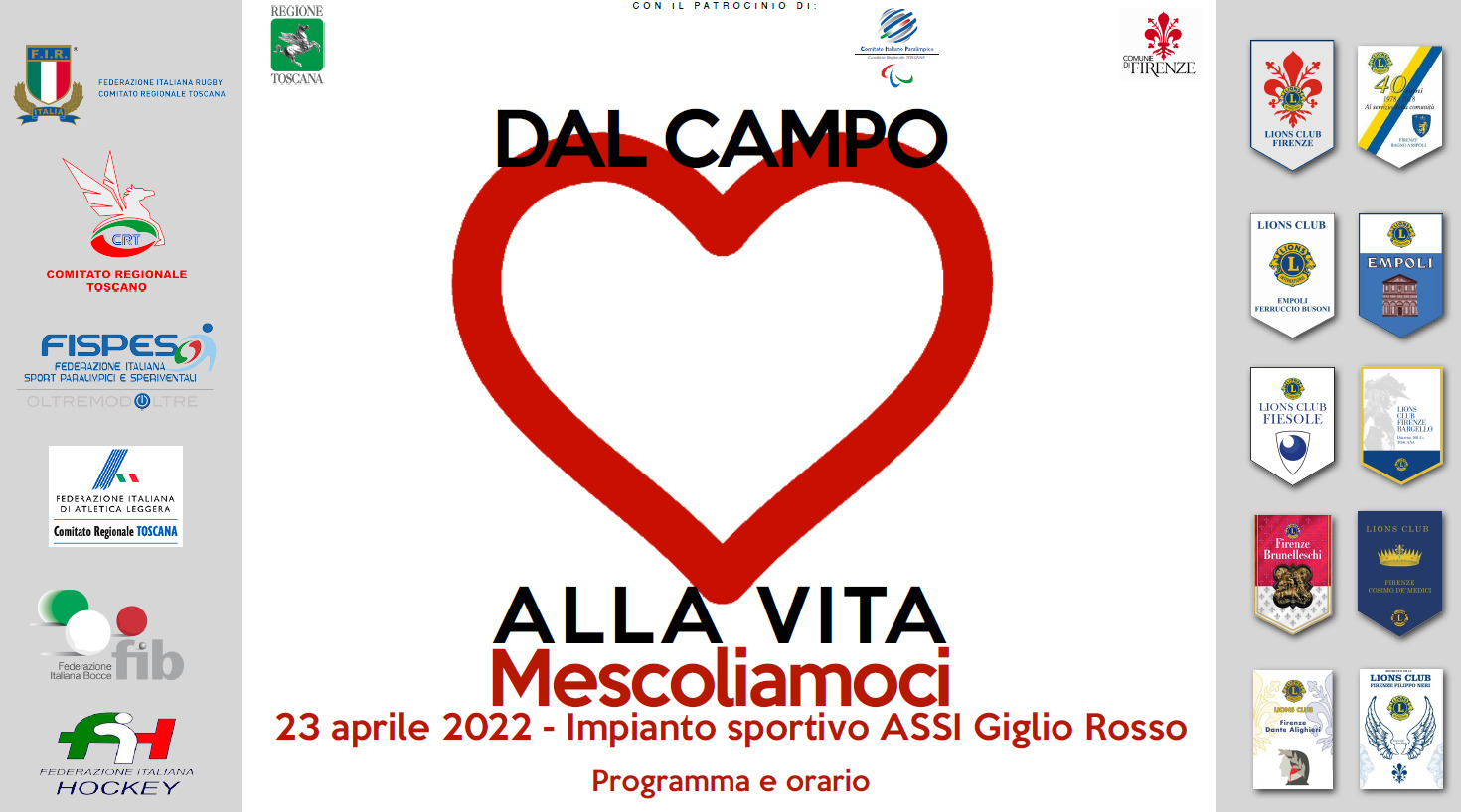 evento 23aprile 23/4/2022: accordo di Collaborazione Fondazione Andi Onlus, Lilt, Andi Firenze E Lions