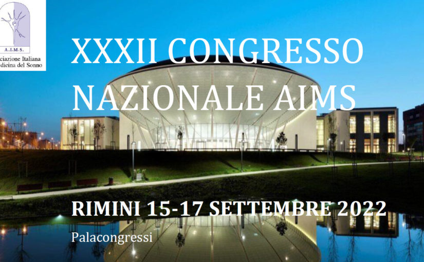congresso aims Rimini, 15-17 settembre 2022: XXXII CONGRESSO NAZIONALE AIMS