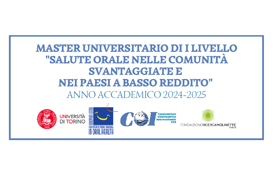 MASTER UNIVERSITARIO DI I LIVELLO 